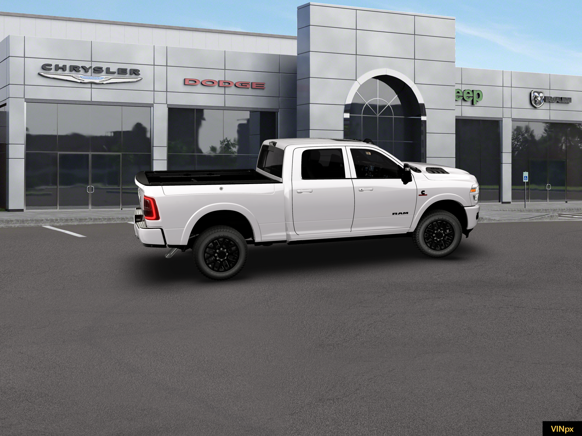 New 2026 Bright White Clear-Coat Exterior Paint RAM Limited image 15
