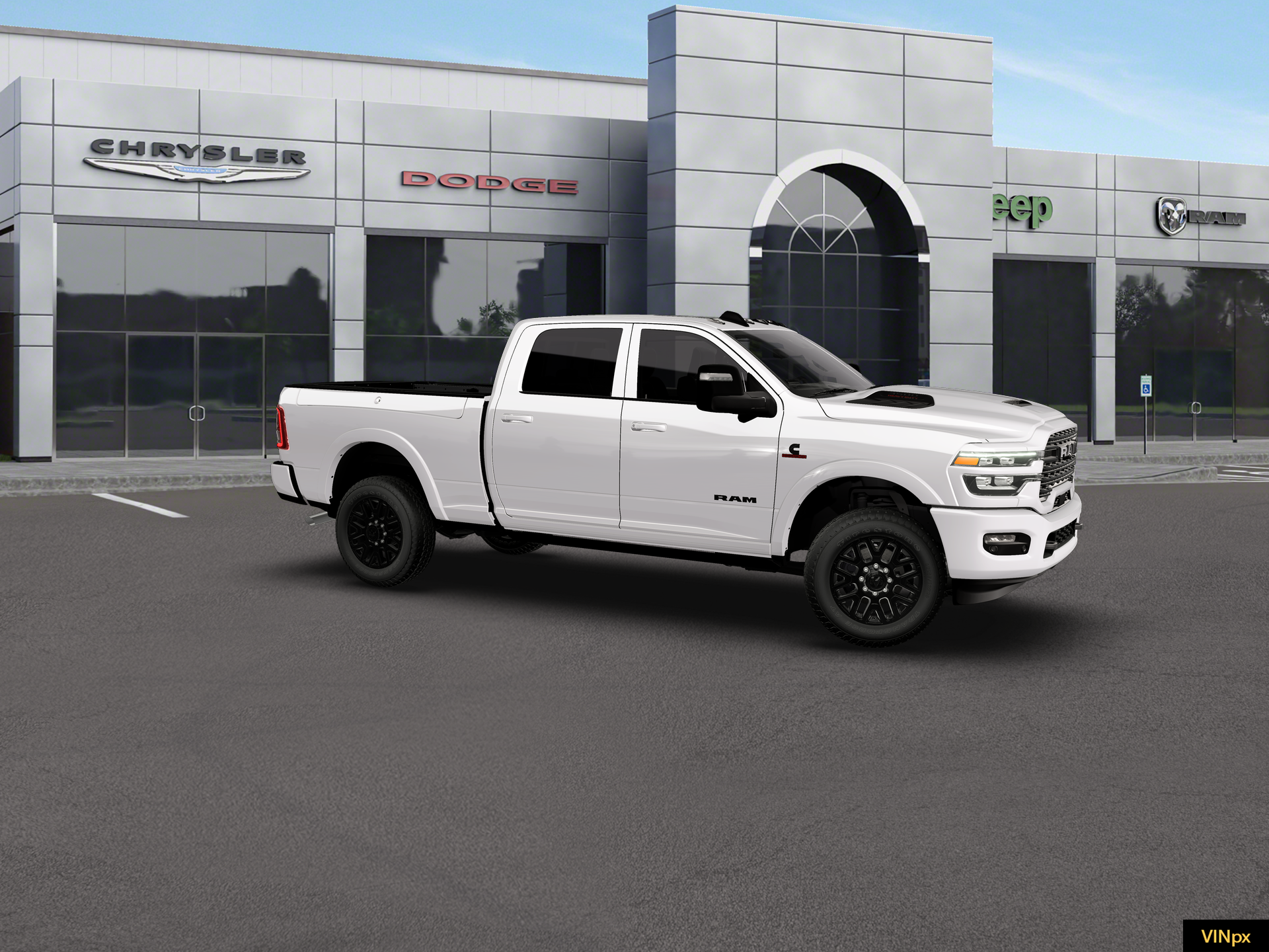 New 2026 Bright White Clear-Coat Exterior Paint RAM Limited image 10
