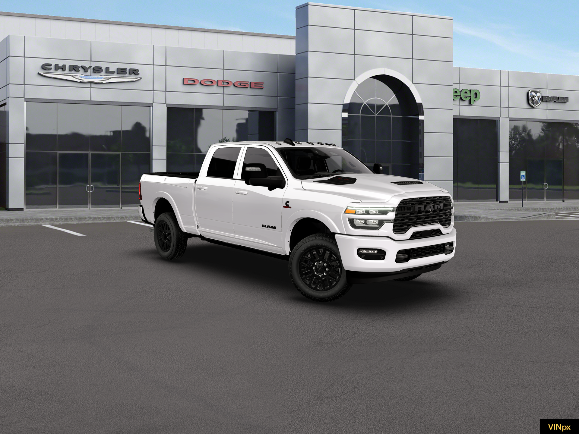 New 2026 Bright White Clear-Coat Exterior Paint RAM Limited image 11