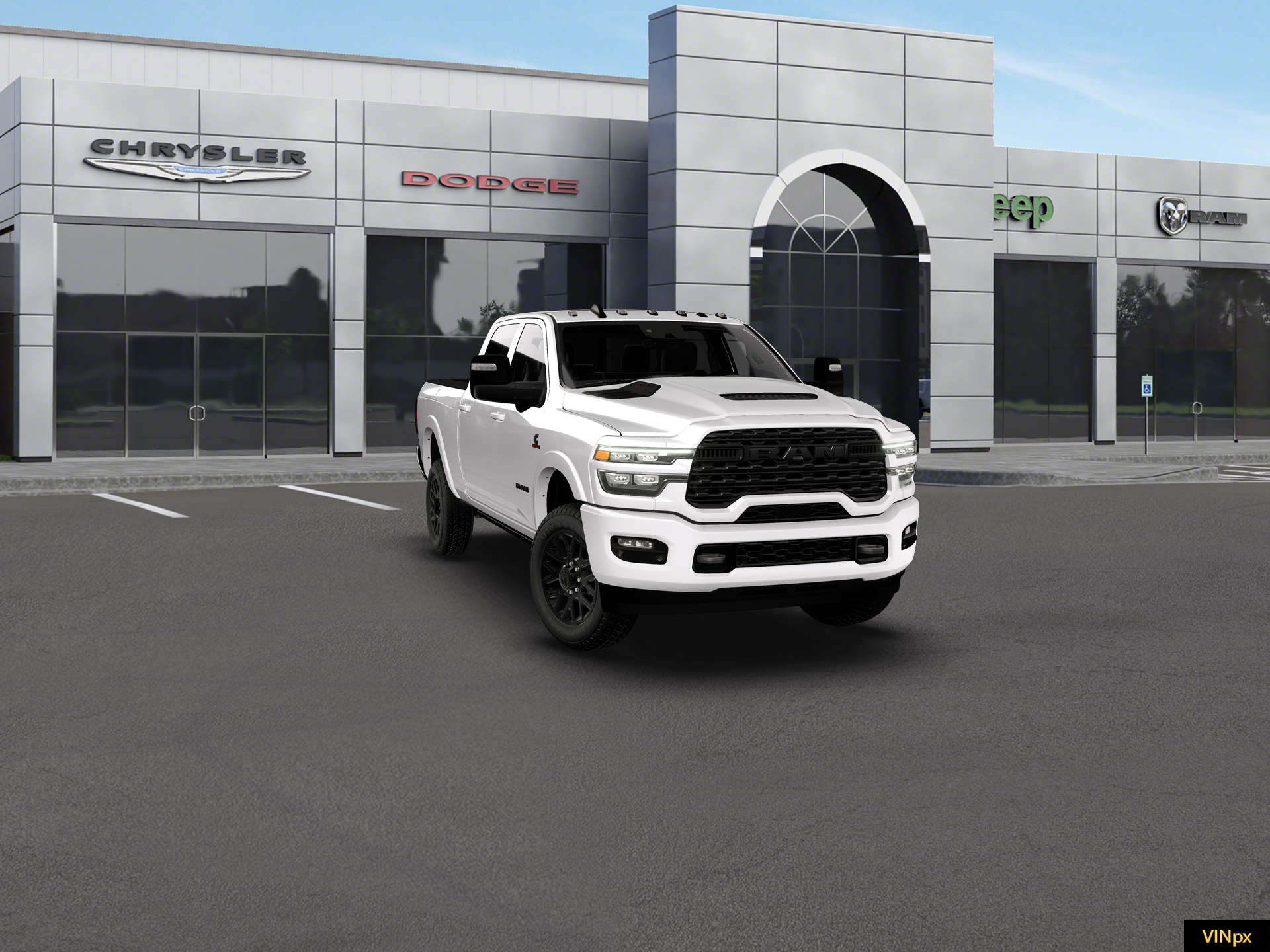 New 2026 Bright White Clear-Coat Exterior Paint RAM Limited image 16