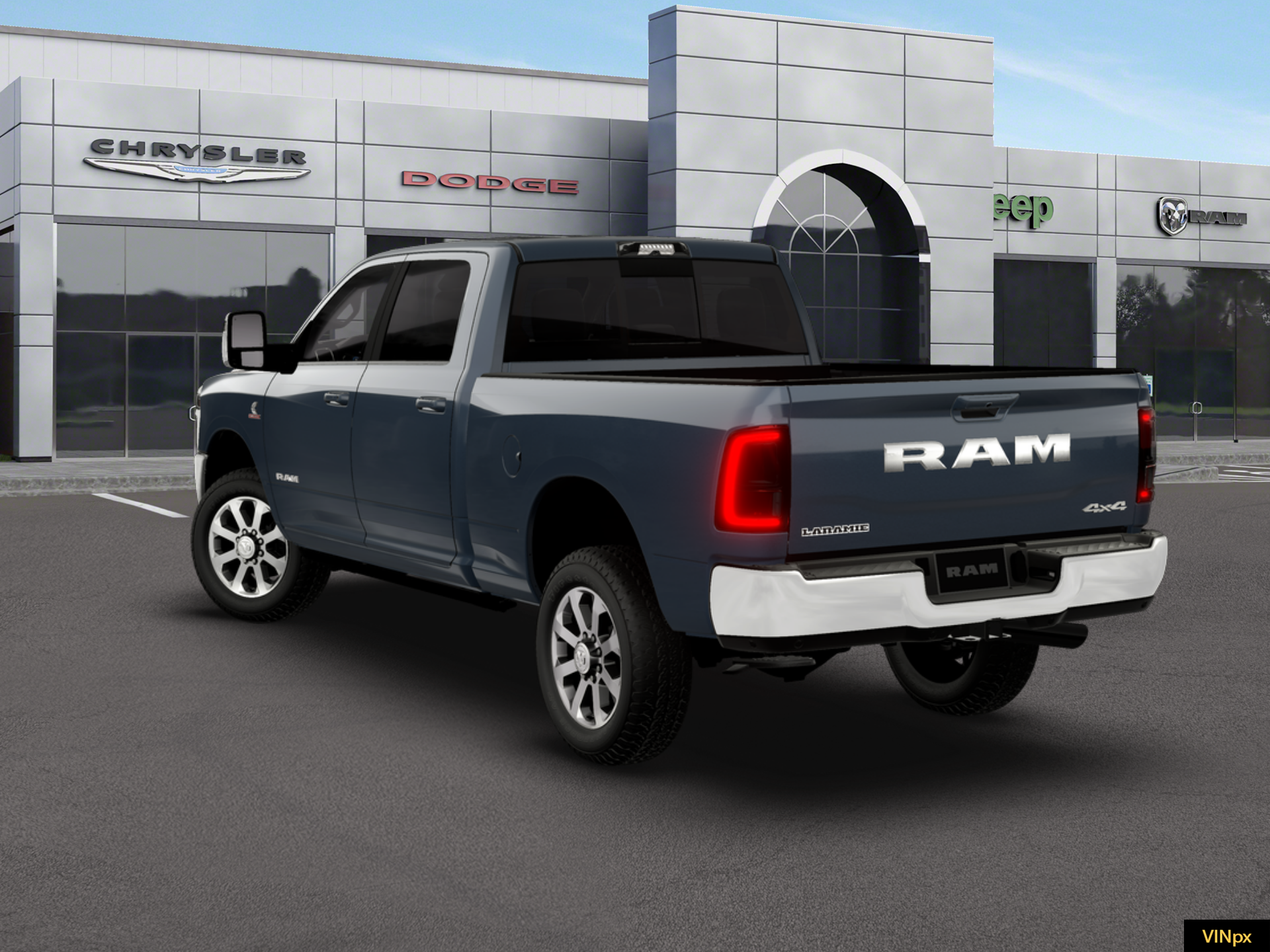 New 2026 Forged Blue Metallic Exterior Paint RAM LARAMIE image 3