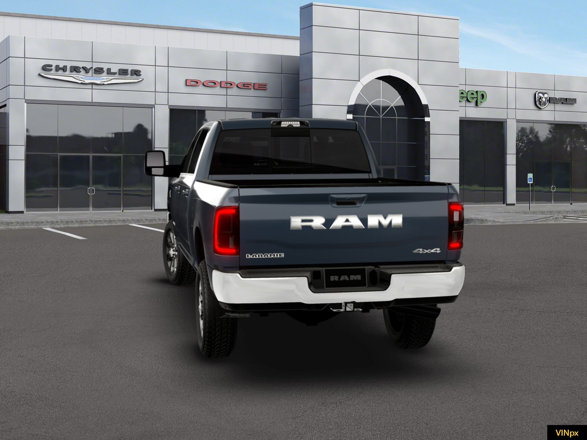 New 2026 Forged Blue Metallic Exterior Paint RAM LARAMIE image 9