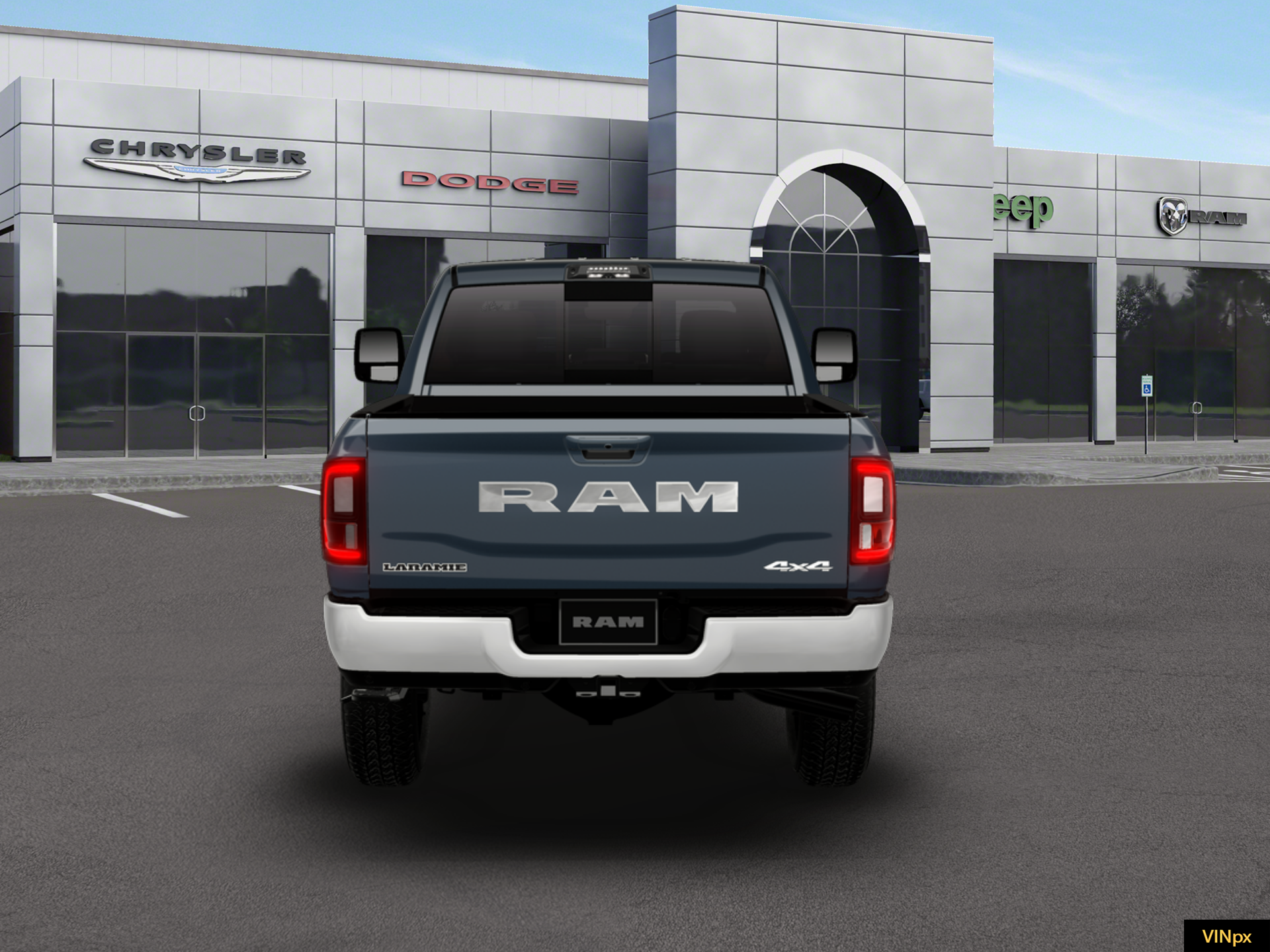New 2026 Forged Blue Metallic Exterior Paint RAM LARAMIE image 4