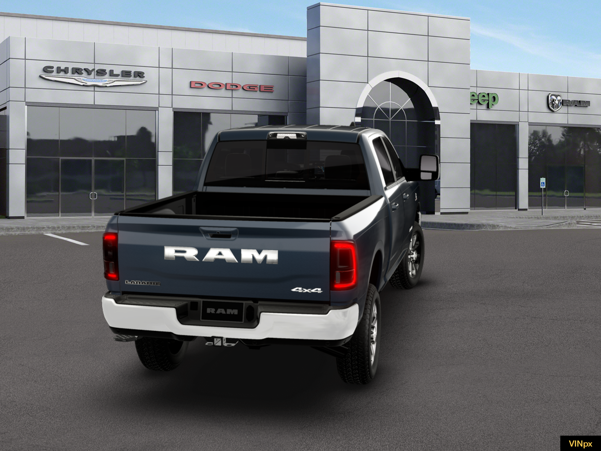 New 2026 Forged Blue Metallic Exterior Paint RAM LARAMIE image 10