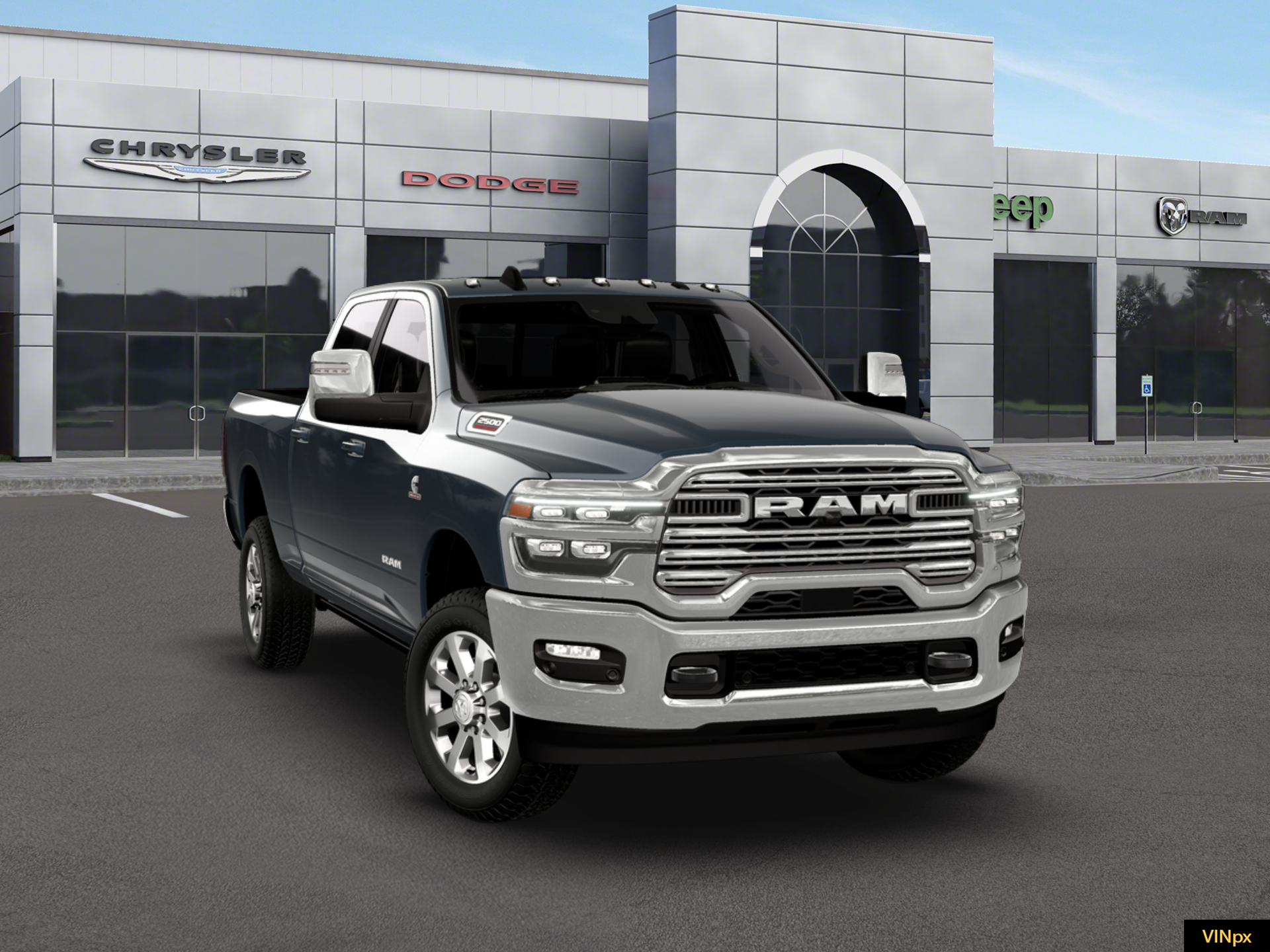 New 2026 Forged Blue Metallic Exterior Paint RAM LARAMIE image 12