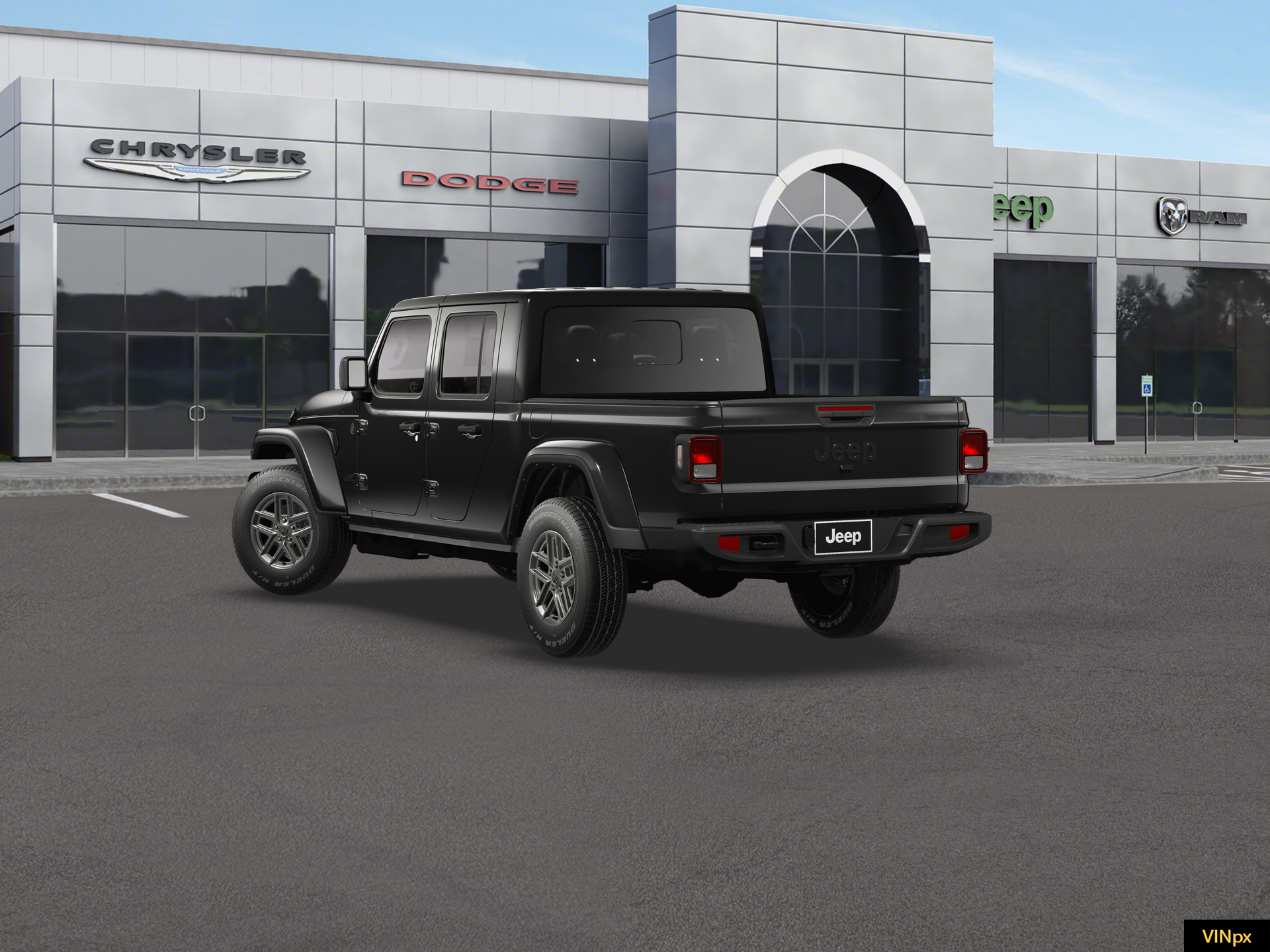 New 2026 Black Clear-Coat Exterior Paint Jeep Sport S image 2