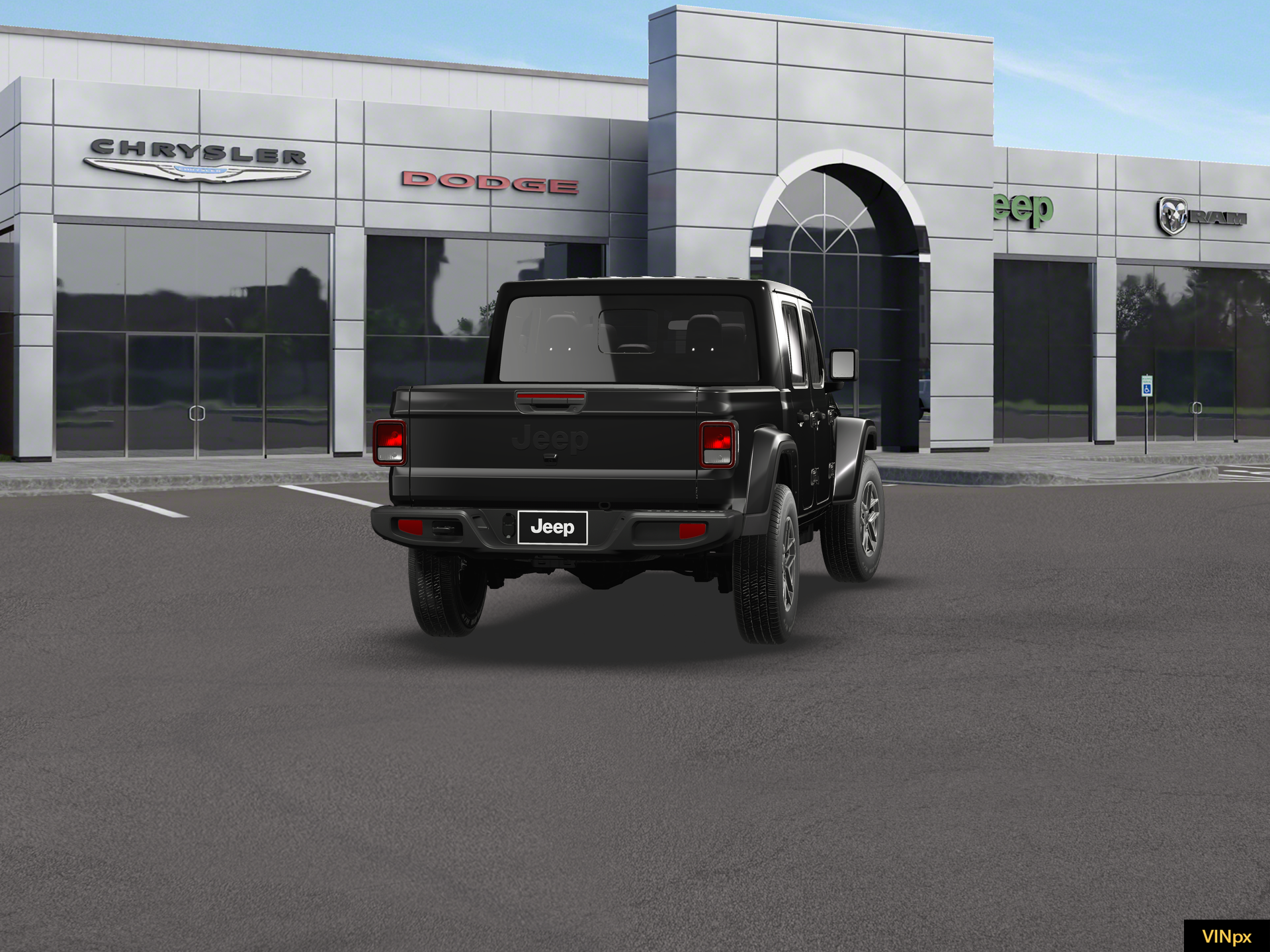 New 2026 Black Clear-Coat Exterior Paint Jeep Sport S image 5
