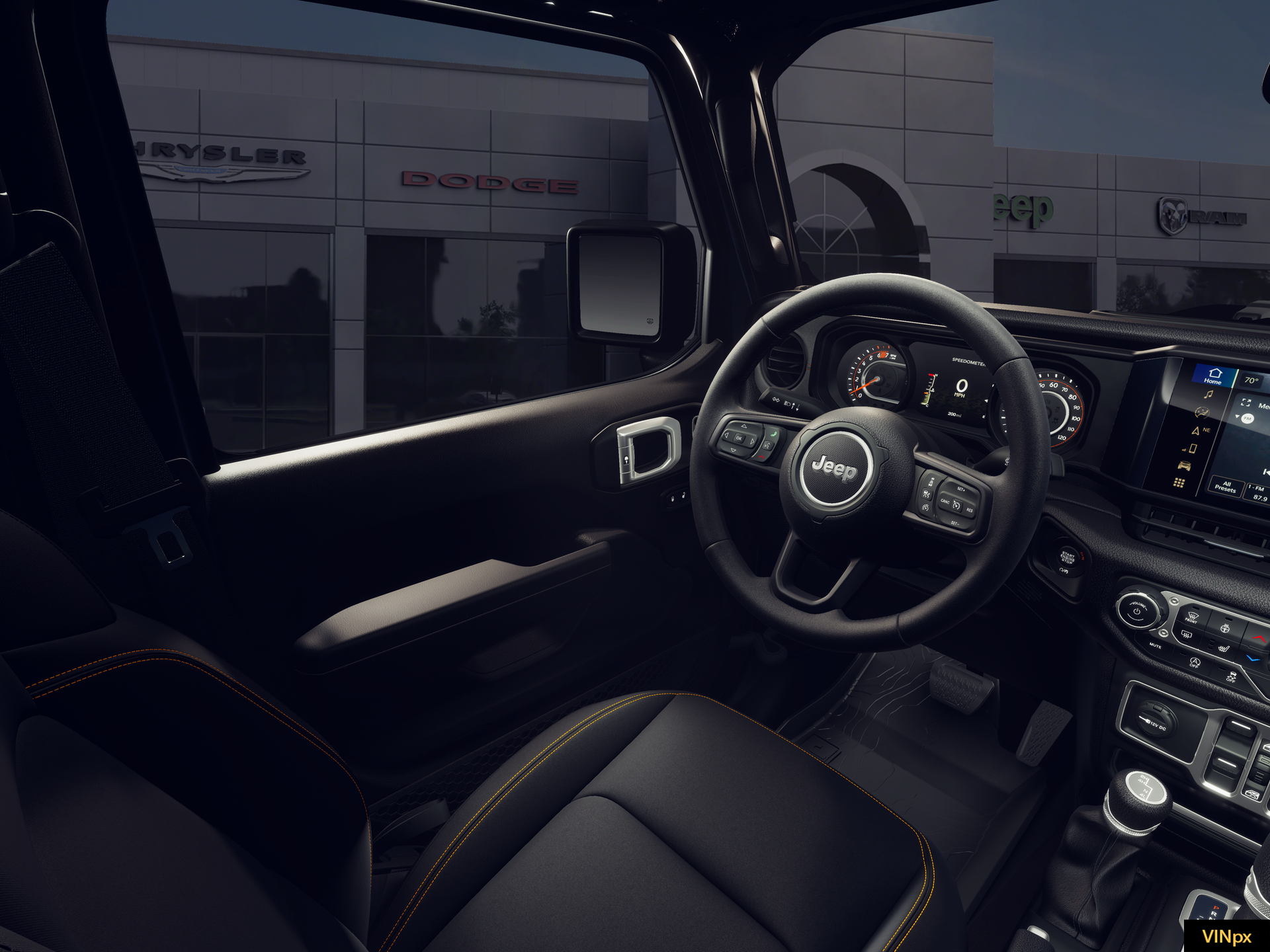 New 2026 Black Clear-Coat Exterior Paint Jeep Sport S image 8