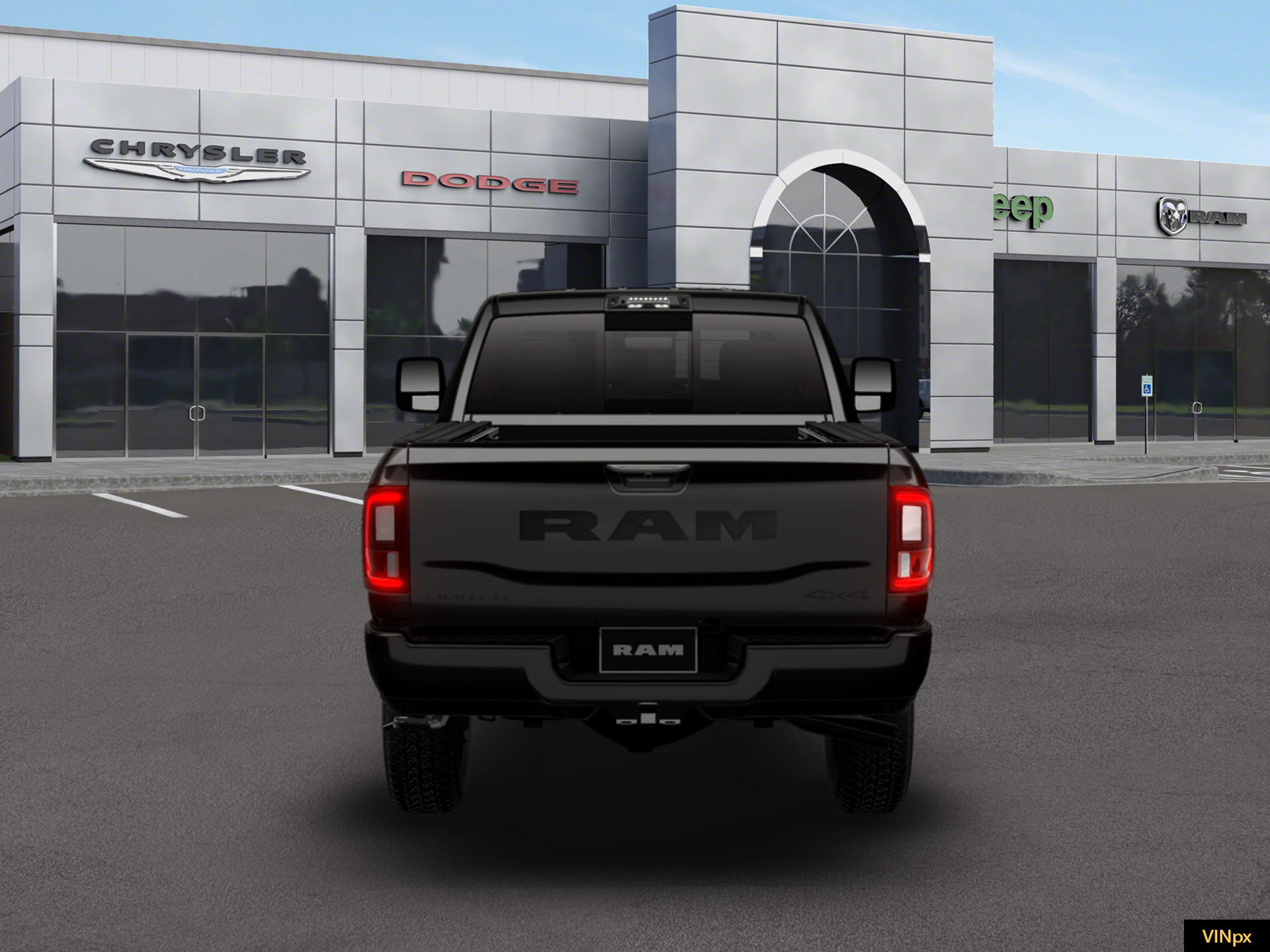 New 2026 Diamond Black Crystal Pearl-Coat Exterior Paint RAM Limited image 4