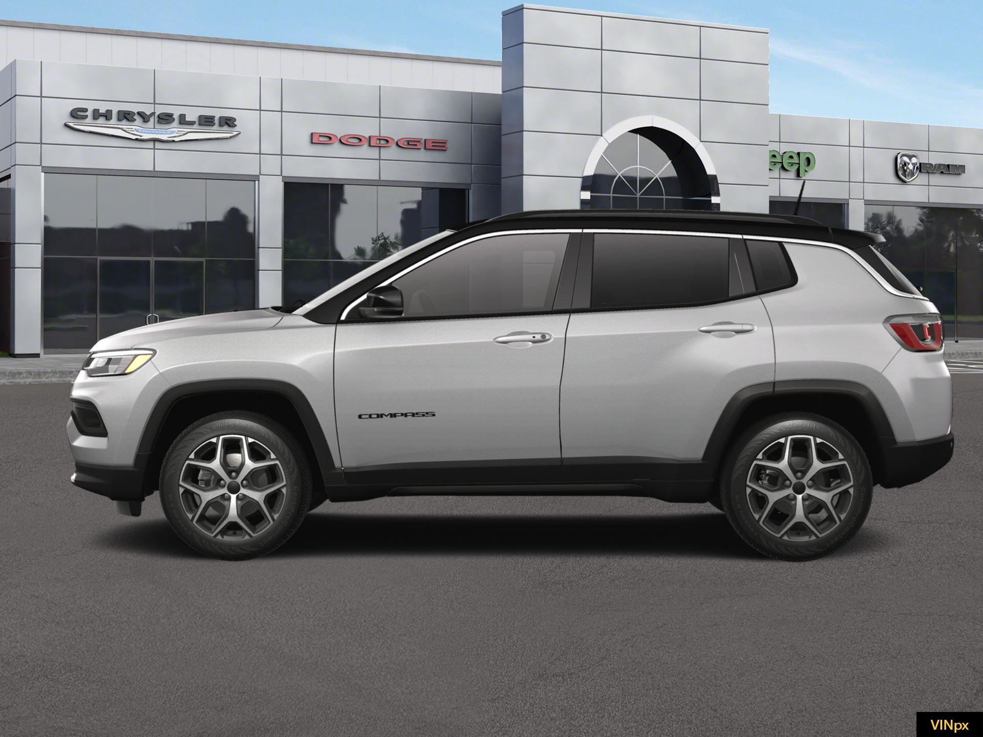 New 2026 Silver Zynith Metallic Clear-Coat Exterior Paint Jeep Limited image 3