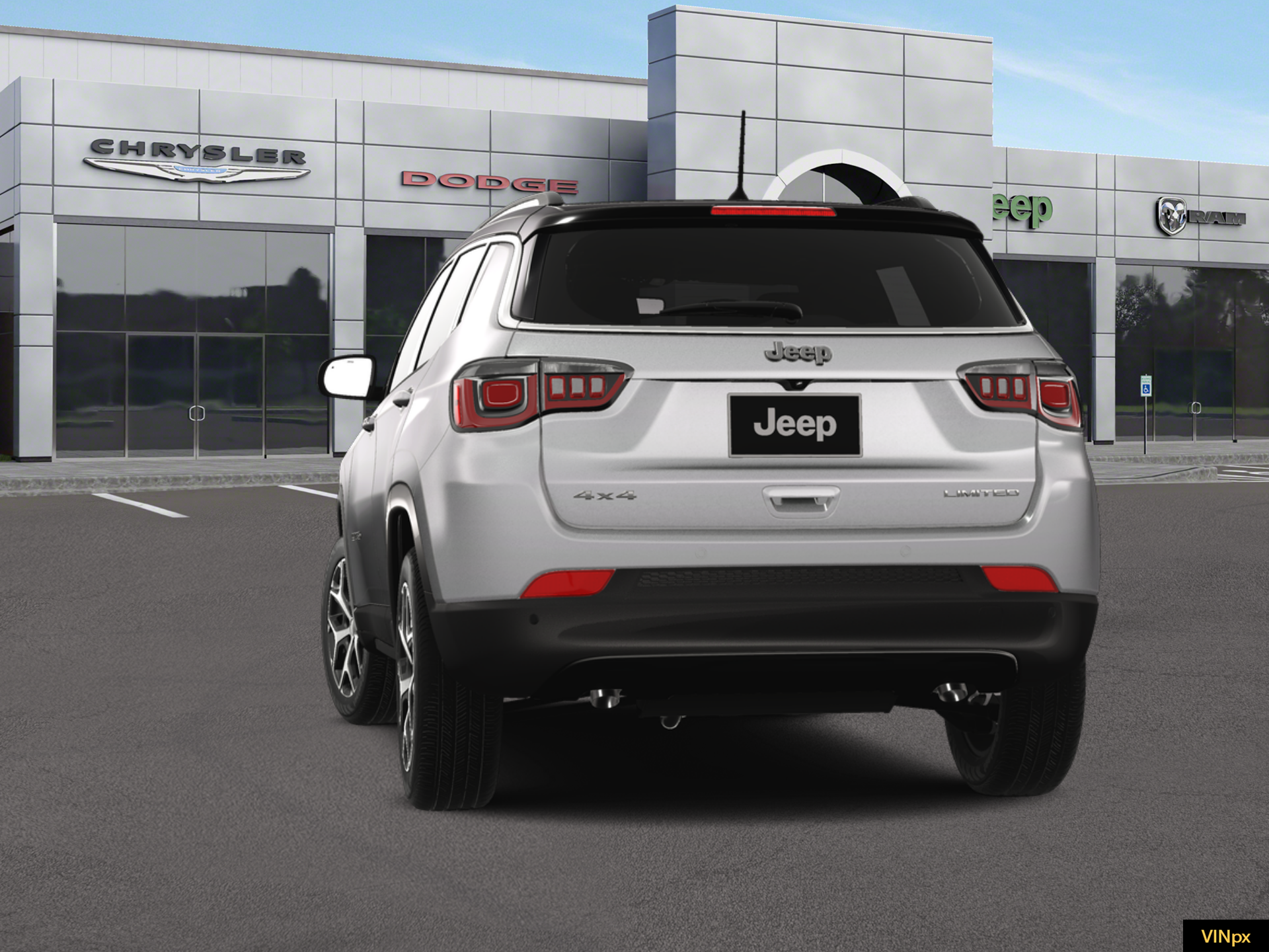 New 2026 Silver Zynith Metallic Clear-Coat Exterior Paint Jeep Limited image 13