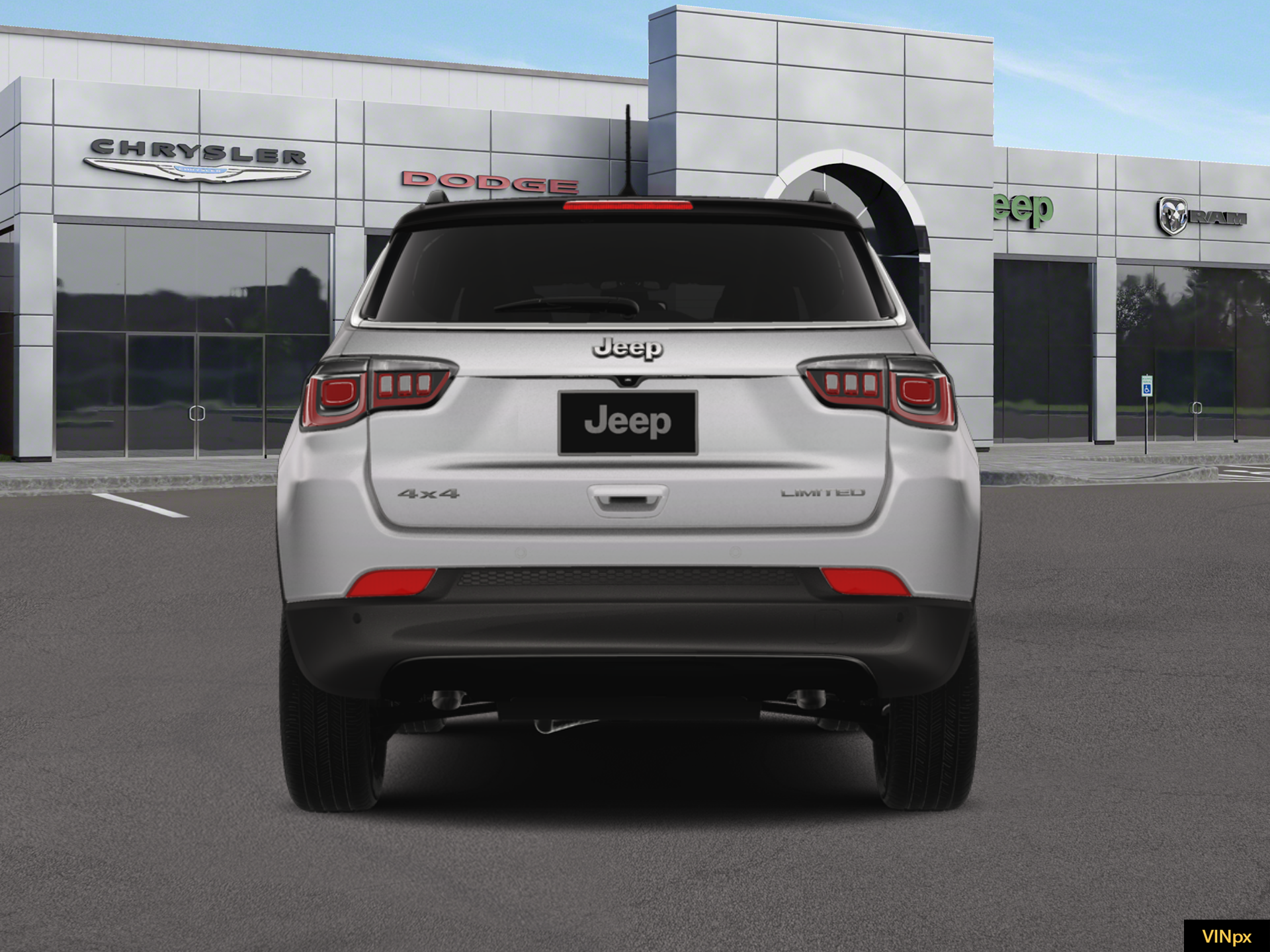 New 2026 Silver Zynith Metallic Clear-Coat Exterior Paint Jeep Limited image 6