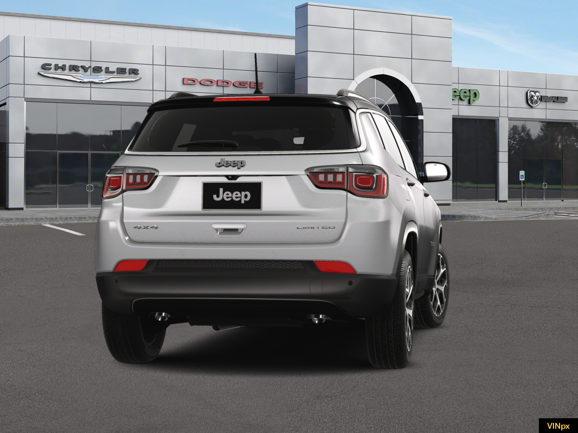 New 2026 Silver Zynith Metallic Clear-Coat Exterior Paint Jeep Limited image 14