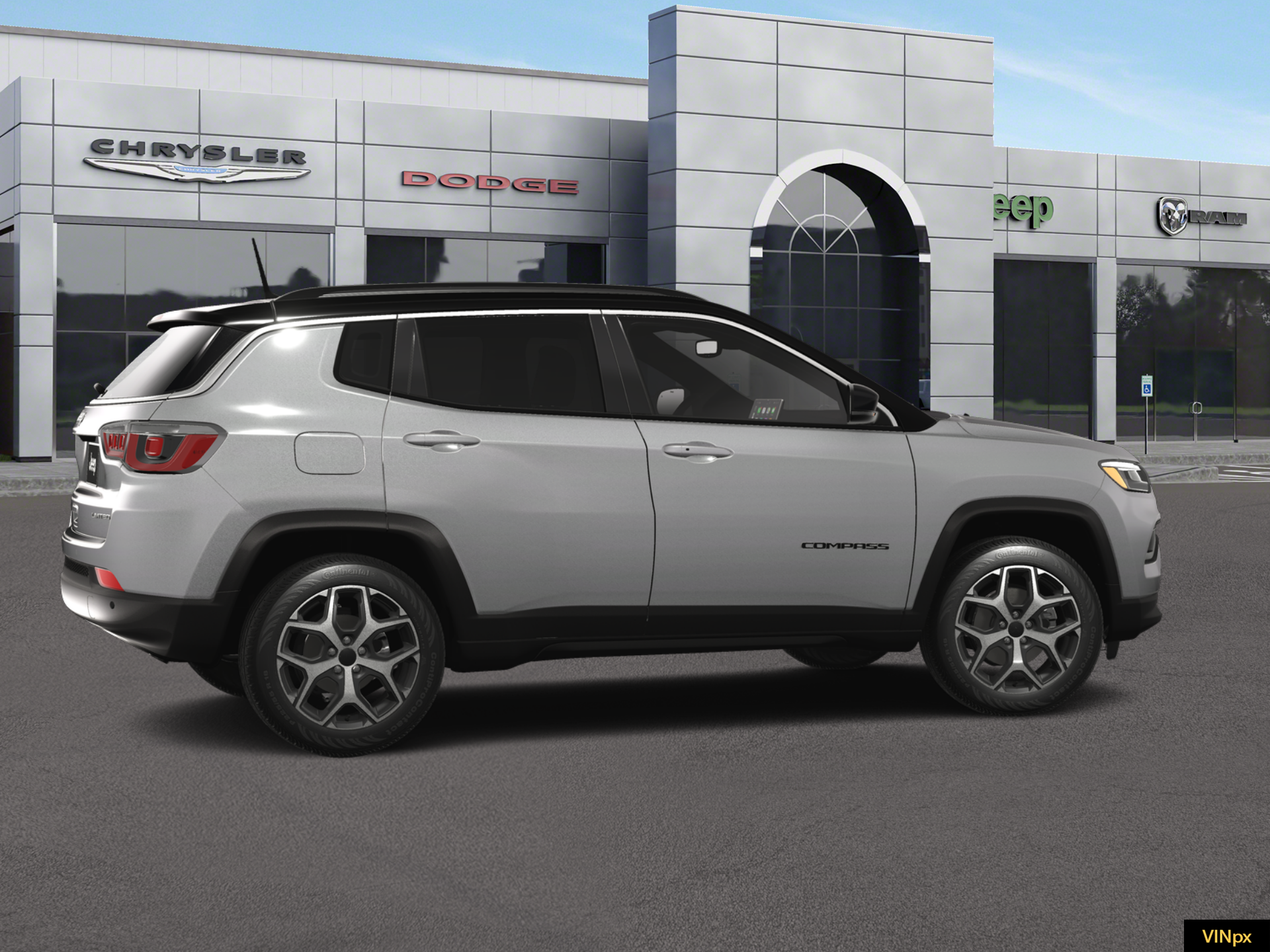 New 2026 Silver Zynith Metallic Clear-Coat Exterior Paint Jeep Limited image 15