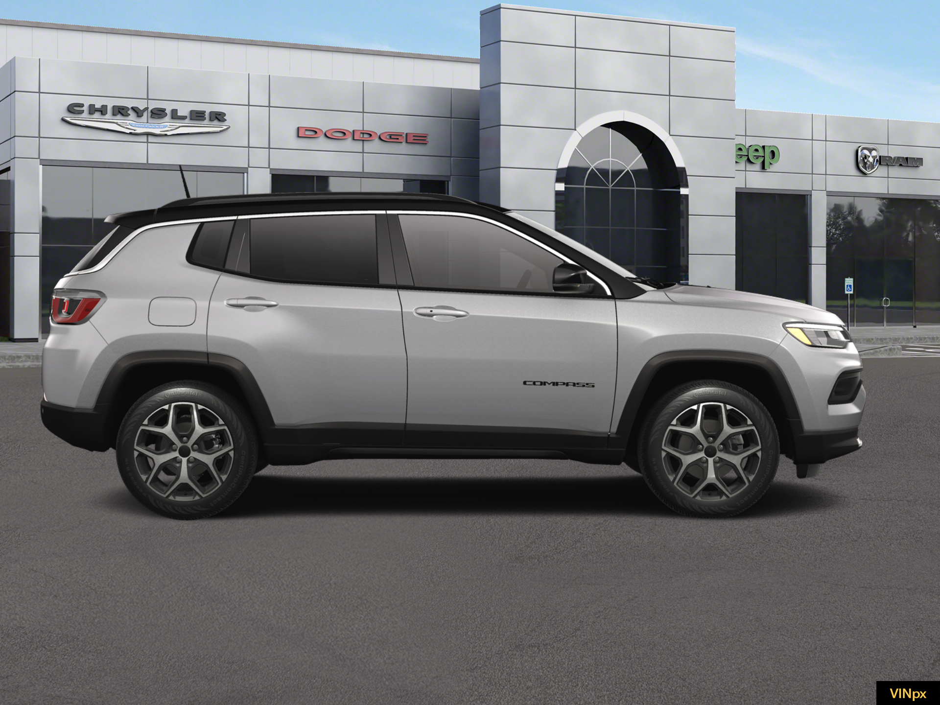 New 2026 Silver Zynith Metallic Clear-Coat Exterior Paint Jeep Limited image 9