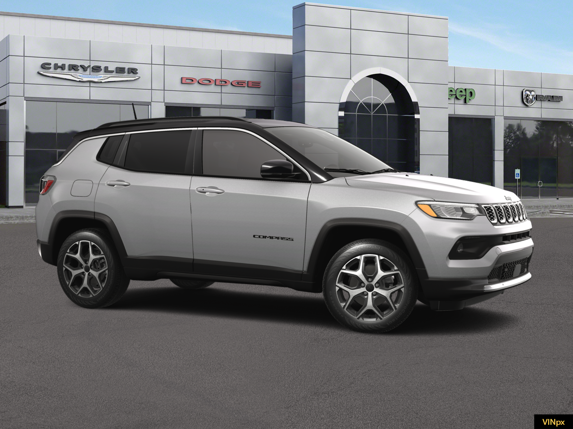 New 2026 Silver Zynith Metallic Clear-Coat Exterior Paint Jeep Limited image 10