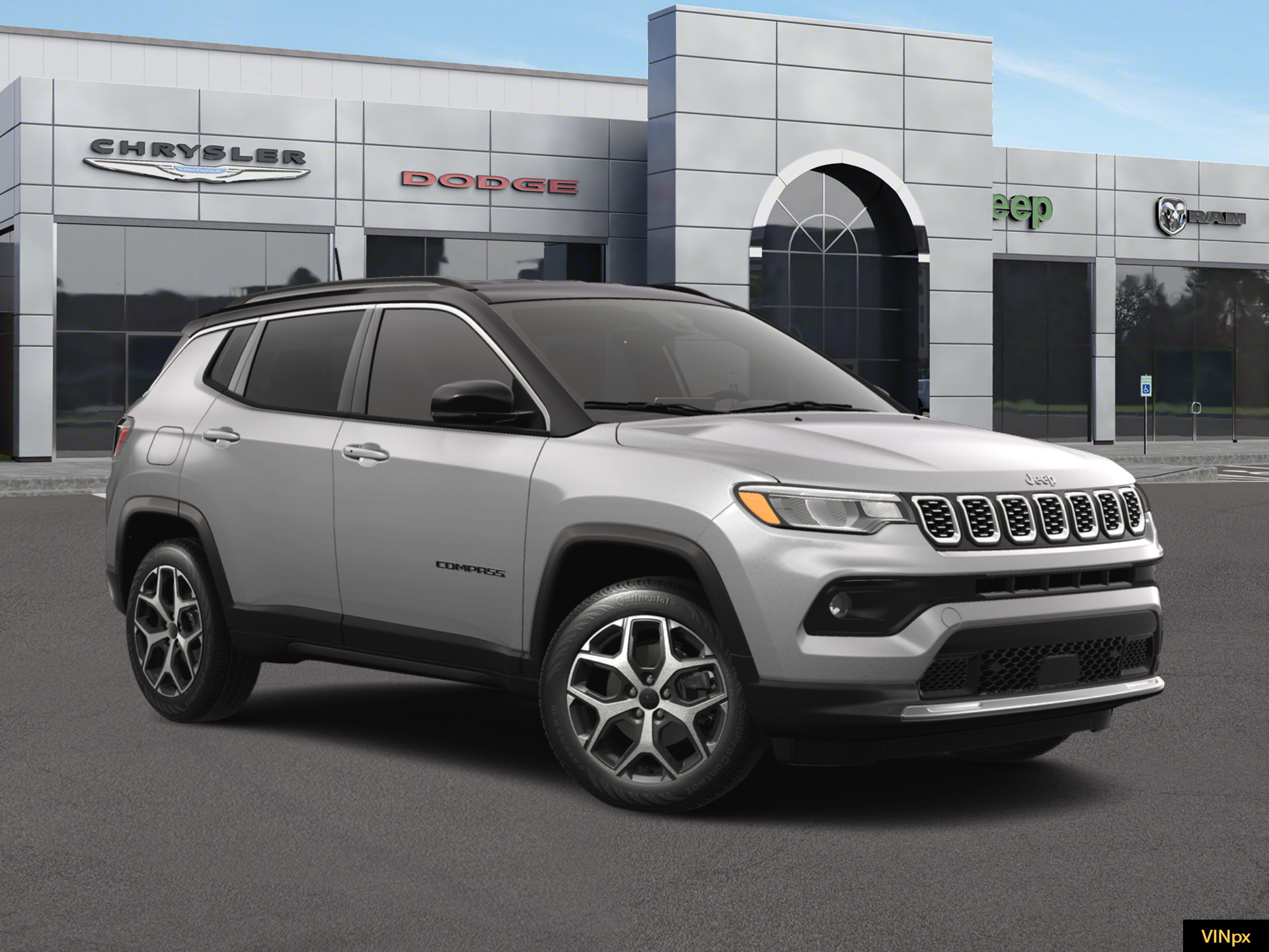 New 2026 Silver Zynith Metallic Clear-Coat Exterior Paint Jeep Limited image 11